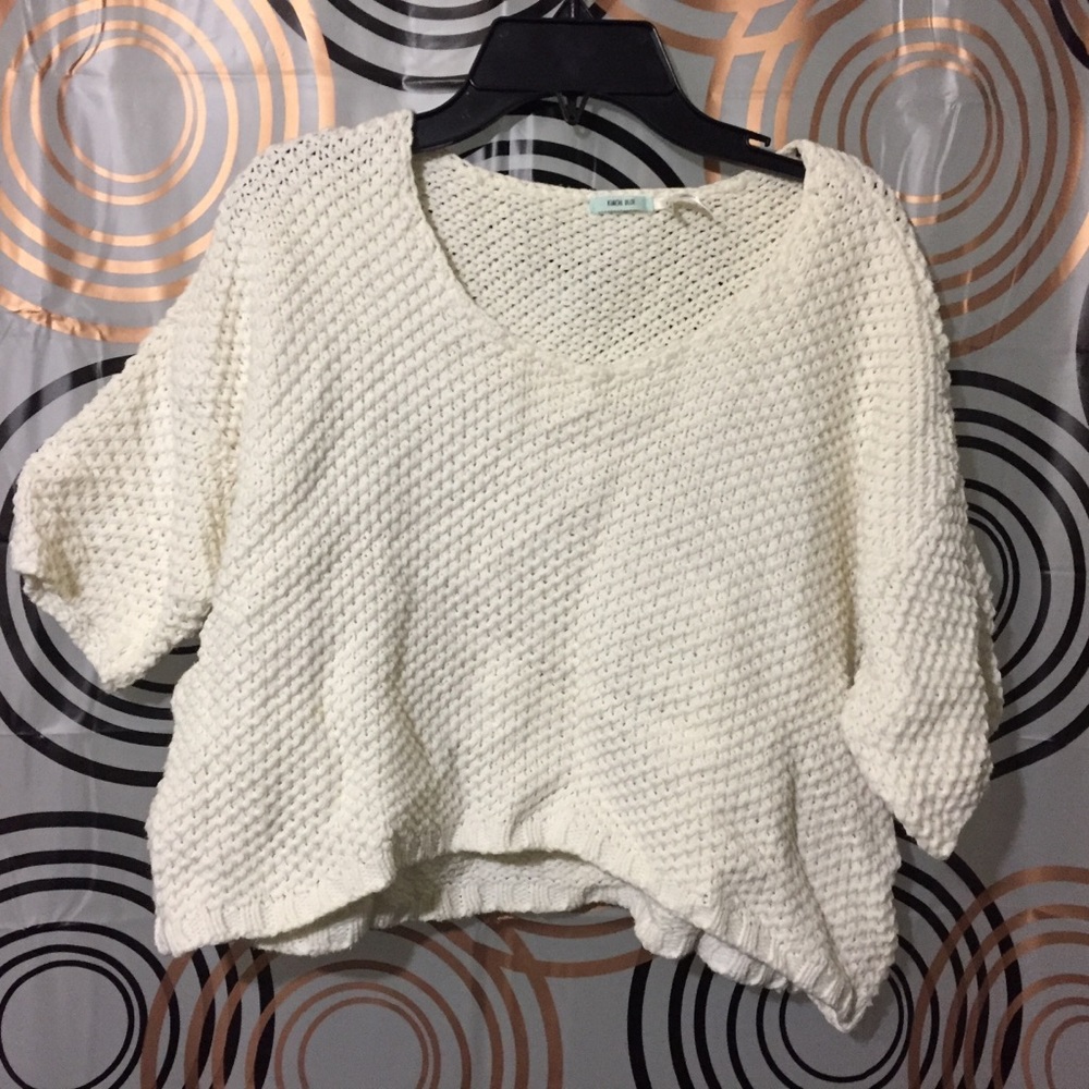Kimchi Blue Knitted Short Sleeves Sweater Sz M